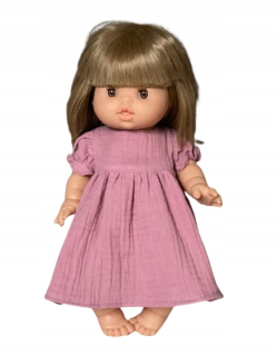 Mušelínové šaty pre bábiku Paola Reina, Minikane